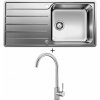 Blanco LEMIS XL 6 S-IF nerez kartáčovaný s excentrom 523035 + Deante LIMA BBM F62M nerezová oceľ Blanco LEMIS XL 6 S-IF nerez kartáčovaný s excentrom 523035 + Deante LIMA BBM F62M nerezová oceľ