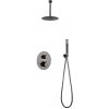 Imex TIVOLI termostatický podomietkový sprchový set black gun metal GTT039/BGM Imex TIVOLI termostatický podomietkový sprchový set black gun metal GTT039/BGM