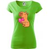 Zamilovaná kapybara - Dámske tričko Pure - 2XL ( Apple Green ) Zamilovaná kapybara - Dámske tričko Pure - 2XL ( Apple Green )