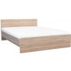 Manželská posteľ Miami bez držiaka na posteľnú bielizeň 160x200 cm dub sonoma - dub york Manželská posteľ Miami bez držiaka na posteľnú bielizeň 160x200 cm dub sonoma - dub york