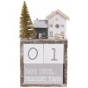Clayre & Eef Vianočný adventný kalendár s domčekmi a stromčekom - 10*5*18 cm - Clayre & Eef Clayre & Eef Vianočný adventný kalendár s domčekmi a stromčekom - 10*5*18 cm - Clayre & Eef