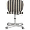 Ferm Living Otočná stolička Rico Castors, Louisiana – piesková/čierna Ferm Living Otočná stolička Rico Castors, Louisiana – piesková/čierna
