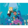Figured ART Diamantové maľovanie MINECRAFT POD VODOU 40 x 50 cm na ráme Figured ART Diamantové maľovanie MINECRAFT POD VODOU 40 x 50 cm na ráme