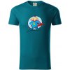 Ocko superman - dievča a dievča - Tričko z organickej bavlny - 2XL ( Petrolejová ) Ocko superman - dievča a dievča - Tričko z organickej bavlny - 2XL ( Petrolejová )