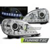Tuning-tec PREDNÉ SVETLOMETY DAYLIGHT CHROME pasujú na MERCEDES W163 ML M-KLASA 03.98-08.01 Tuning-tec PREDNÉ SVETLOMETY DAYLIGHT CHROME pasujú na MERCEDES W163 ML M-KLASA 03.98-08.01