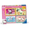 Puzzle pre deti 2D: Hello Kitty, sada 4x100 dielikov Ravensburger Puzzle pre deti 2D: Hello Kitty, sada 4x100 dielikov Ravensburger