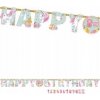 Girlanda happy birthday Unicorn 320x25,4cm Girlanda happy birthday Unicorn 320x25,4cm