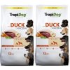 TROPIDOG Premium adult stredné a veľké plemená s kačacinou a ryžou 2x12kg TROPIDOG Premium adult stredné a veľké plemená s kačacinou a ryžou 2x12kg