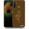 Picasee silikónový čierny obal pre Realme 6i - Brown flowers Picasee silikónový čierny obal pre Realme 6i - Brown flowers
