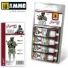 AMMO by MIG Jimenez Sada akrylových farieb Ammo Figures - Russian Flora Uniforms AMMO by MIG Jimenez Sada akrylových farieb Ammo Figures - Russian Flora Uniforms