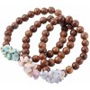 Nefertitis Súprava troch náramkov z drevených korálikov - larimar, kunzit a achát NF36879 - obvod cca 17 až 23 cm Nefertitis Súprava troch náramkov z drevených korálikov - larimar, kunzit a achát NF36879 - obvod cca 17 až 23 cm