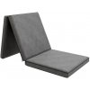 FDM Skladací matrac pre hostí a na cesty MASON 80x200x9 cm tmavošedá FDM Skladací matrac pre hostí a na cesty MASON 80x200x9 cm tmavošedá
