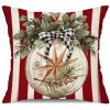Obliečka na vankúš 45 x 45 cm vianočný motív Hviezda Obliečka na vankúš 45 x 45 cm vianočný motív Hviezda