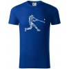 Hráč basebalu ikony - Tričko z organickej bavlny - S ( Kráľovská modrá ) Hráč basebalu ikony - Tričko z organickej bavlny - S ( Kráľovská modrá )