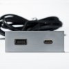 ASA Plastici S.R.L. ASA 06029Z00049 VERSAPICK Vstavaná nabíjacia jednotka, 1x nabíjačka USB A+C, kábel 1,8 m, vrát. napájacieho adaptéra EU, obdĺžniková, imitácia kartáčovanej ocele ASA Plastici S.R.L. ASA 06029Z00049 VERSAPICK Vstavaná nabíjacia jednotka, 1x nabíjačka USB A+C, kábel 1,8 m, vrát. napájacieho adaptéra EU, obdĺžniková, imitácia kartáčovanej ocele