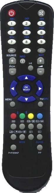 Diaľkový ovládač Emerx Orava LT823 LED E62B