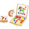 Magnetické puzzle v kufríku Viga 59687 42 ks Magnetické puzzle v kufríku Viga 59687 42 ks