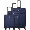 Cestovné kufre set 3ks Travelite Priego S,M,L 184 L modrá Cestovné kufre set 3ks Travelite Priego S,M,L 184 L modrá