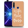 Picasee silikónový čierny obal pre Honor 9X - Boss Mama Picasee silikónový čierny obal pre Honor 9X - Boss Mama