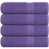 Osušky VidaXL Frogn fialové 50x100 cm bavlna 4 ks Osušky VidaXL Frogn fialové 50x100 cm bavlna 4 ks