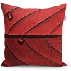 Sablio Vankúš Červený list - 40x40 cm Sablio Vankúš Červený list - 40x40 cm
