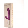 Velvet Touch silikónový vibrátor typ králik nabíjateľný USB fialový Velvet Touch silikónový vibrátor typ králik nabíjateľný USB fialový