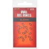 ESP krúžky Oval Rings 6 mm 20 ks