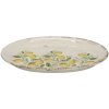 Chic Antique Béžový antik keramický podnos s kvetmi Fleurville - 25*18*2 cm - Chic Antique Chic Antique Béžový antik keramický podnos s kvetmi Fleurville - 25*18*2 cm - Chic Antique
