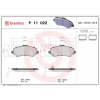 BREMBO Sada brzdových destiček, kotoučová brzda P 11 022 BREMBO Sada brzdových destiček, kotoučová brzda P 11 022