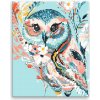 Diamantové maľovanie - Farebná sova - 80x100 cm, bez dřevěného rámu - výroba CZ Diamantové maľovanie - Farebná sova - 80x100 cm, bez dřevěného rámu - výroba CZ