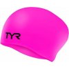 TYR ADULT LONG HAIR SILICONE WRINKLE-FREE SWIM CAP PINK TYR ADULT LONG HAIR SILICONE WRINKLE-FREE SWIM CAP PINK
