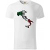 Mapy - názvy miest - Taliansko - Tričko z organickej bavlny - 3XL ( Biela ) Mapy - názvy miest - Taliansko - Tričko z organickej bavlny - 3XL ( Biela )