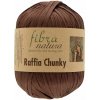 Fibra Natura Raffia Chunky 21 čokoládovo hnedá Fibra Natura Raffia Chunky 21 čokoládovo hnedá