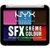 NYX Professional Makeup Halloween SFX Paints multifunkčná paleta na telo a tvár odtieň 02 Secondary 6 g NYX Professional Makeup Halloween SFX Paints multifunkčná paleta na telo a tvár odtieň 02 Secondary 6 g