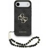 Zadný kryt Guess PU 4G Metal Logo Strap pre iPhone 17 Air čierny Zadný kryt Guess PU 4G Metal Logo Strap pre iPhone 17 Air čierny