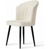 Súprava jedálenských stoličiek Rubi Cream and Black, 2 ks Súprava jedálenských stoličiek Rubi Cream and Black, 2 ks
