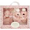 Darčeková sada pre bábätko Slipper Gift Set Pink Lapin Doudou et Compagnie papučky a zajačik na maznanie ružová 15 cm v darčekovom balení od 0 mes Darčeková sada pre bábätko Slipper Gift Set Pink Lapin Doudou et Compagnie papučky a zajačik na maznanie ružová 15 cm v darčekovom balení od 0 mes