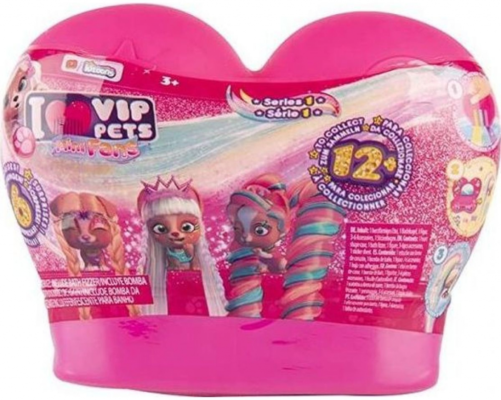 Tm toys VIP Pets mini pejsek extra doluhé vlasy