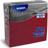 Wimex servítky Premium dekor R bordové 40x40cm 50ks Wimex servítky Premium dekor R bordové 40x40cm 50ks