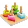 Drevené stavebnice 2Kids Toys Nasadzovanie geometrické tvary Drevené stavebnice 2Kids Toys Nasadzovanie geometrické tvary