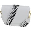 NovaKabelka.sk Ramona Bianca s prídavným popruhom VII kožená talianska crossbody kabelka biela NovaKabelka.sk Ramona Bianca s prídavným popruhom VII kožená talianska crossbody kabelka biela