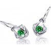 Cutie Jewellery Krásne detské náušnice z bieleho zlata C2217-10-X-2 zelená Cutie Jewellery Krásne detské náušnice z bieleho zlata C2217-10-X-2 zelená