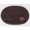 TexCorp Oválny vankúš pre psa R2 - 50 × 38 cm, vodoodpudivý, OEKO-TEX, mäkký a robustný, pre malé psy a mačky | Hnedá TexCorp Oválny vankúš pre psa R2 - 50 × 38 cm, vodoodpudivý, OEKO-TEX, mäkký a robustný, pre malé psy a mačky | Hnedá