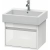 DURAVIT Ketho závesná skrinka pod umývadlo, 1 zásuvka, 550 x 440 x 410 mm, biela vysoký lesk, KT668602222 DURAVIT Ketho závesná skrinka pod umývadlo, 1 zásuvka, 550 x 440 x 410 mm, biela vysoký lesk, KT668602222