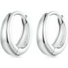 For Silver Náušnice krúžky Simple - Striebro 925 For Silver Náušnice krúžky Simple - Striebro 925