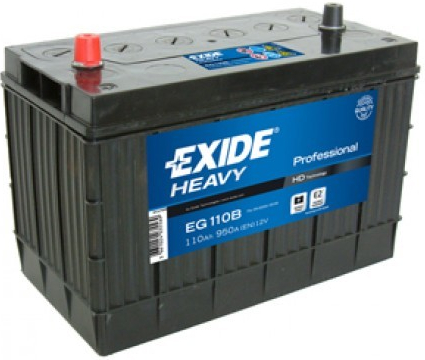 Exide Professional HDR 12V 110Ah 950A EG110B