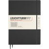 Leuchtturm Notes v tvrdej väzbe A4+ štvorčekový 235 listov čierny