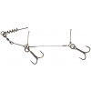 Savage Gear Nadstavec Titanium Corkscrew Stinger 2 x 2/0 23 kg