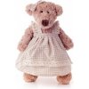 Medvedica Lum růžová a v šatách režné stredná