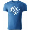 T-ričko Volkswagen Splash pánske tričko Farba trička: Svetlomodrá, Farba potlače: Biela, Veľkosť: XXL T-ričko Volkswagen Splash pánske tričko Farba trička: Svetlomodrá, Farba potlače: Biela, Veľkosť: XXL
